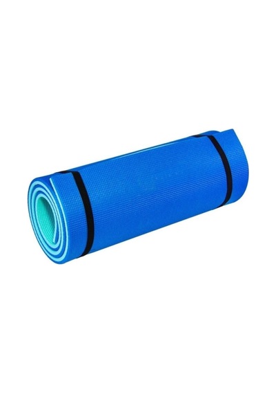 Elit Spor Yoga Plates Matı Mavi 1.80 Cm Boy 60 Cm En X 1 Cm Kalınlık Gri Mavi