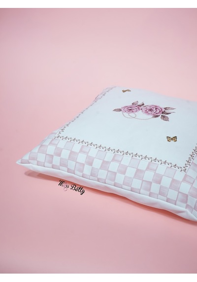 Rosadora Dekoratif Yastık Kılıfı Modern Kırlent Kılıfı Pembe