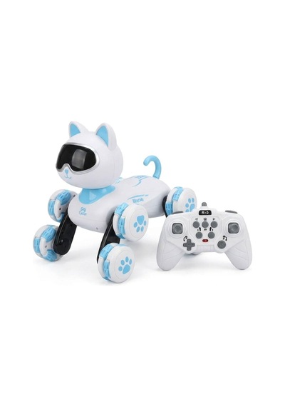 2.4g Uzaktan Kumandalı Akıllı Robot Kedi - 360 Hareketli Sesli Ve Işıklı İnteraktif Çocuk Oyuncak K