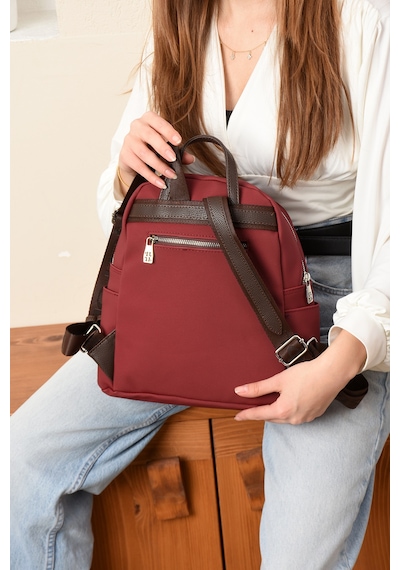 Sirt Cantasi Gunluk Sirt Cantasi Okul Cantasi Bordo Just Polo Jpm6026