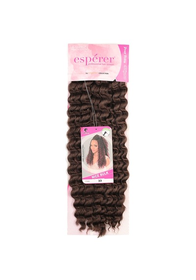 Nice Bulk Afro Su Dalgası / Koyu Kahve - Uxfo-463222 Çok Renkli