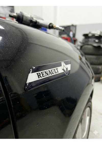 Damla Sticker Renault Dizayn Tasarım Çamurluk Logosu - Çamurluk Logosu Renault