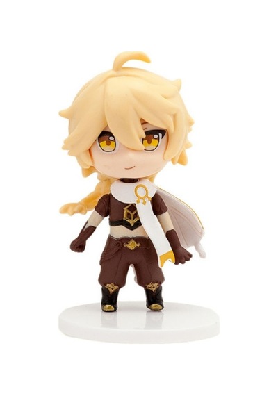 Genshin Impact Aether Traveler Mini Figür - 10 Cm Koleksiyonluk Anime Figürü