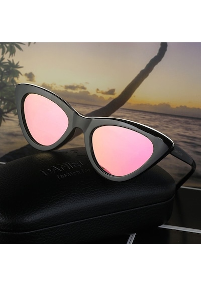 Daniel Klein Dk4274-4 Aynalı Polarize Cat Eye Kadın Güneş Gözlüğü