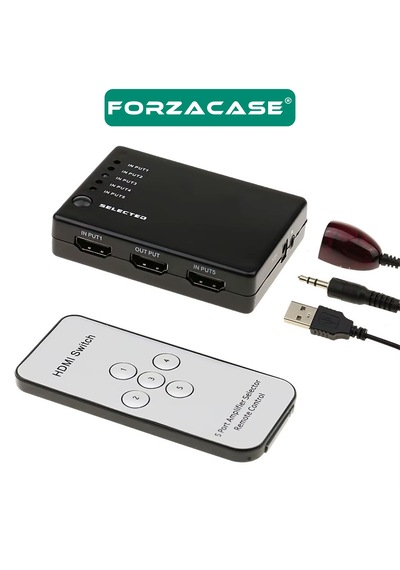 Forzacase 5in1 Kumandalı Hdmı Çoklayıcı Switch 1080p - Fc1113
