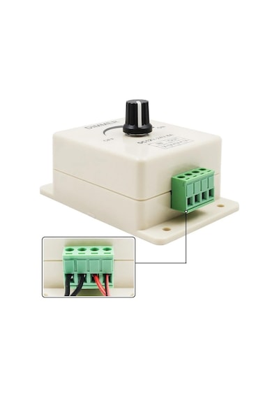 Tls Robotik Led Dimmer Dc 12v 24v 8a Ayarlanabilir Parlaklık Kontrolü Diğer