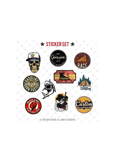 Bdls10 Küçük Boy 10lu Sticker Seti
