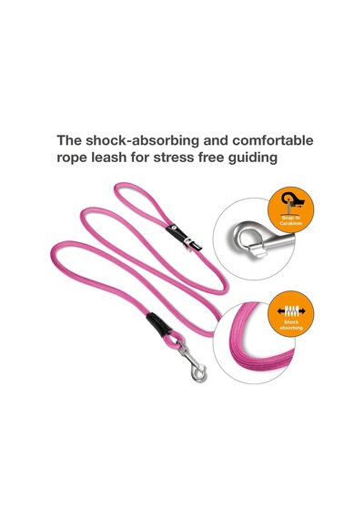 Stretch Comfort Leash Fuchsia L Genel