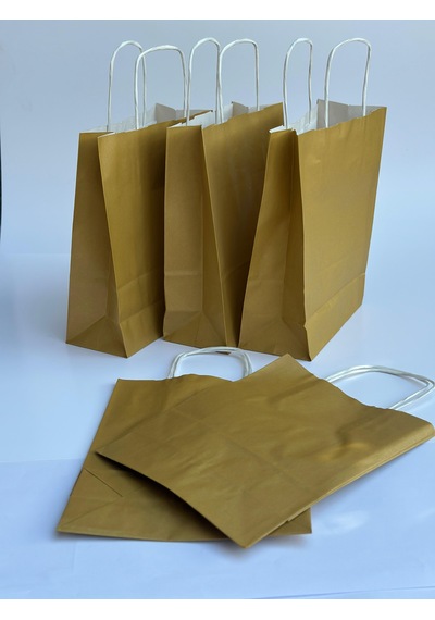 1. Kalite Kraft Kağıt Çanta 29x15x27 Cm 3 Lü Hediye Poşeti & Çanta Seti