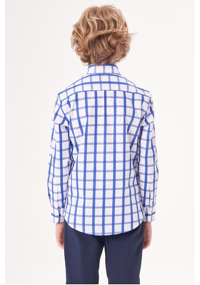 Bisse Regular Fit Yaka Düğmeli Lacivert Erkek Çocuk Gömlek Gm23y231169 D39 Lacivert