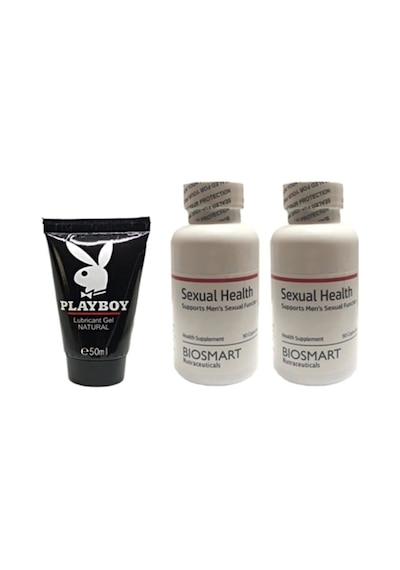 Playboy Lubricant 50 Ml Kayganlaştırıcı + Sexual Health 90lı Erkeklere Özel 2 Adet