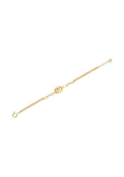 Diamond Line - Gülaylar - Sarı Altın 14 Ayar Trend Bileklik Standart N11.21775 Sarı Altın