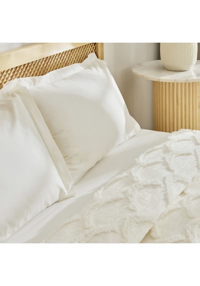 Kaşmir Home Emma Çift Kişilik Yatak Örtüsü Offwhite Beyaz