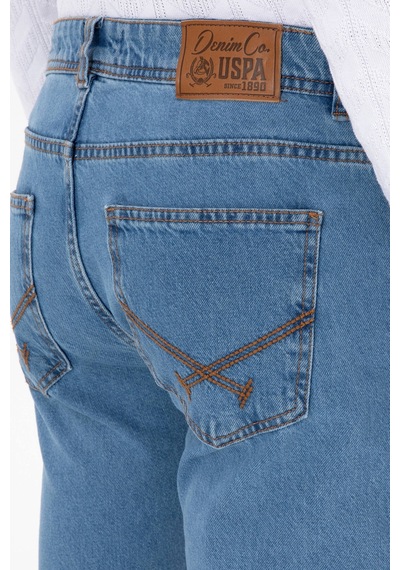 U.S. Polo Assn. Erkek Açık Mavi Straight Fit Jean Pantolon 50316547-DN0021