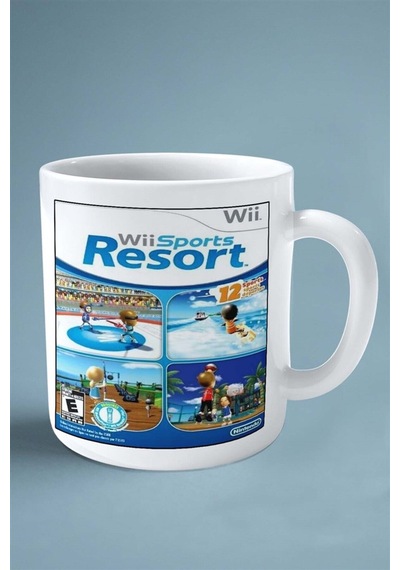 Wii Sports Oyun Baskılı Kupa Bardak Çift Taraflı Kişiye Özel Model 1 Çok Renkli