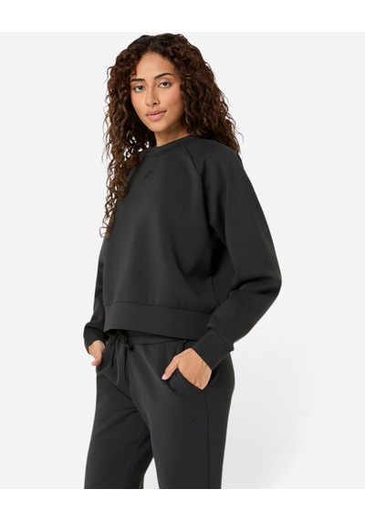 Asics Nagıno Refıned Texture Sweat Top Kadın Siyah Sweatshirt 2032d370-001