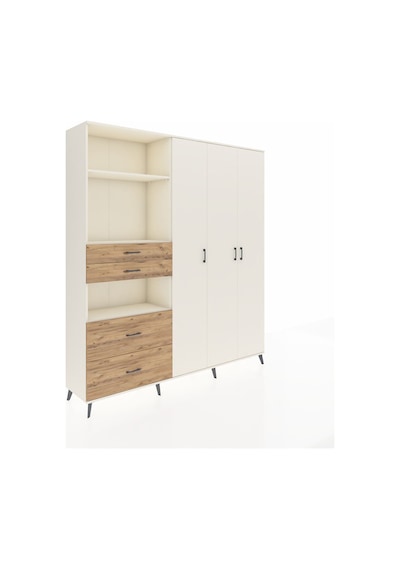 Hyperion Dolap 12 Raflı 4 Çekmeceli Tek Askılı 220x44x243 Aytaşı-aytaşı/çam Çok Renkli Hyperion Dolap 12 Raflı 4 Çekmeceli Tek Askılı 220x44x243 Aytaşı-aytaşı/çam Çok Renkli
