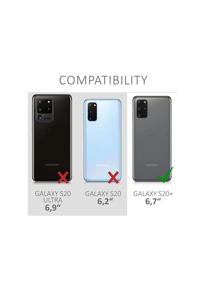 Teknomoda Samsung Uyumlu Galaxy S20 Plus (+) Seffaf Boyun Omuz Askili Ipli Kilif 446922672