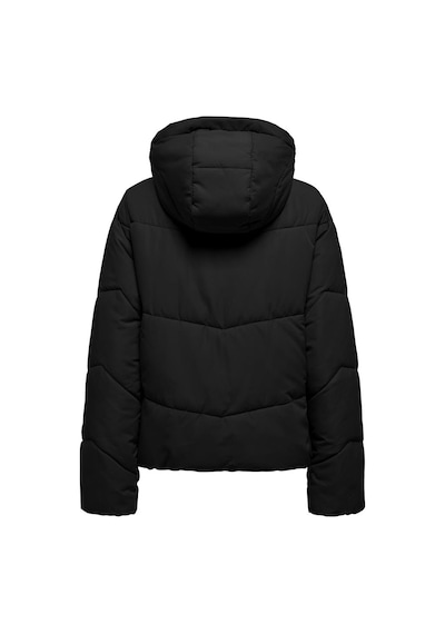 Only Onlmaggı Life Short Puffer Cc Otw Kadın Kısa Şişme Mont - Modern Ve Sıcak Siyah