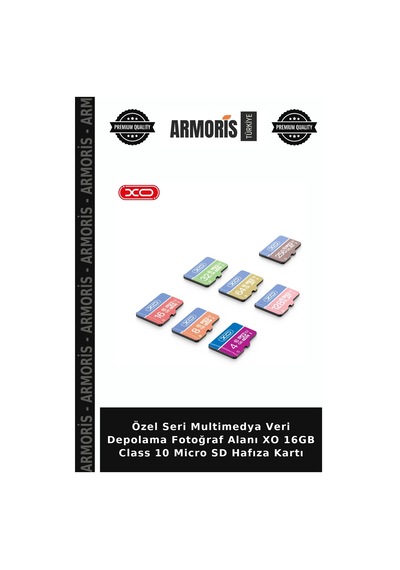 Özel Seri Multimedya Veri Depolama Fotoğraf Alanı Xo 16gb Class 10 Micro Sd Hafıza Kartı