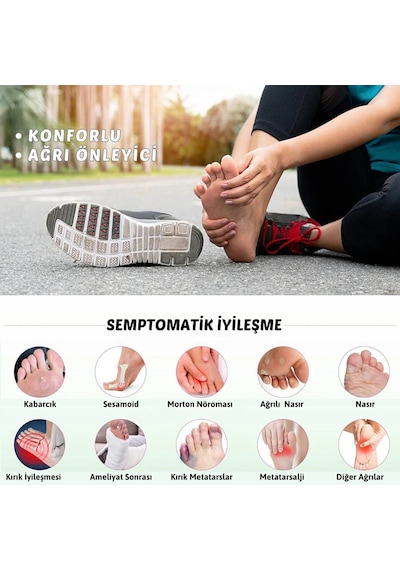Stiletto İçi Kaydırmaz Yapışkanlı Jel Tabanlık