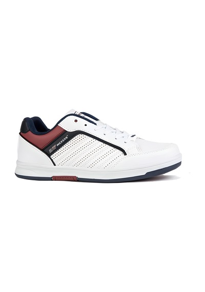 WİCKERS 1777 Beyaz_Bordo Erkek Sneaker Günlük Spor Ayakkabı Beyaz - Bordo