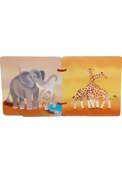 Calimera Toys Ahşap İlk Kitabım Hayvanlar Ailesi