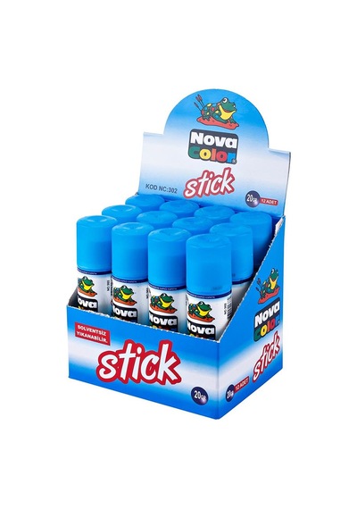Stick Yapıştırıcı Nova Color Katı Yapıştırıcı 20 gr 1 Adet NC 302
