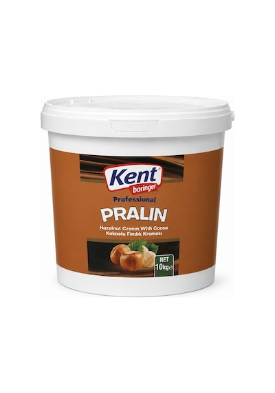 Kent Boringer Hazelnut Cream With Cocoa Kakaolu Fındık Kreması Pralin 10 Kg