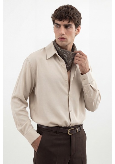 Antioch Tapered Fit Erkek Pantolon Koyu Kahve