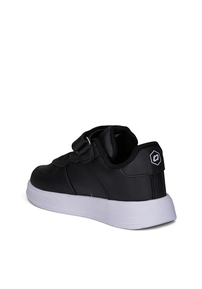 Zacoz Unisex Çocuk Spor Ayakkabı Cırt Cırtlı Hafif Rahat Günlük Okul Sneaker siyah