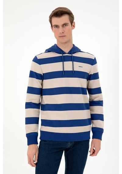 U.s. Polo Assn. Erkek İndigo Sweatshirt 50293357-vr028 İndigo