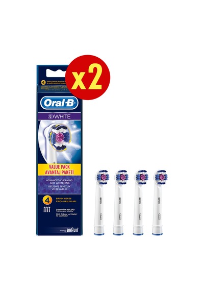 Oral-B Pro White Diş Fırçası Yedek Başlığı 8 Adet