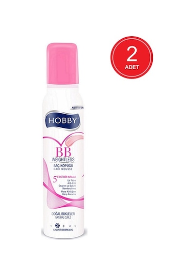 Hobby BB Onarıcı Etkili Saç Köpüğü 2 x 150 ML