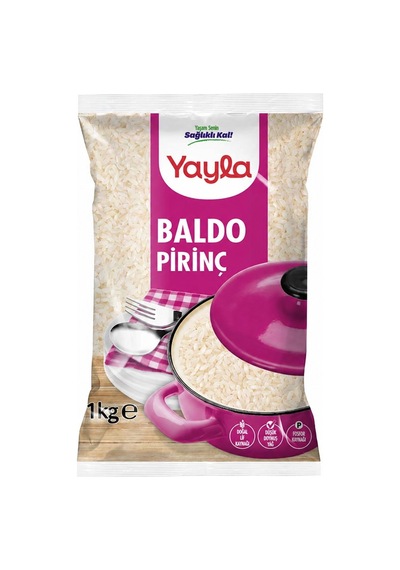 Yayla Bakliyat Baldo Pirinç 1 Kg 3 Lü