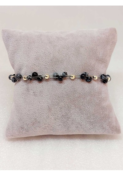 Kartanesi Obsidyen Taşı Bileklik 4mm
