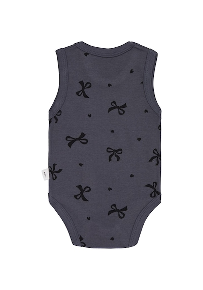 Civil Baby Fiyonk Empirme 1-36 Ay Çıtçıtlı Badi - Gri Antrasit