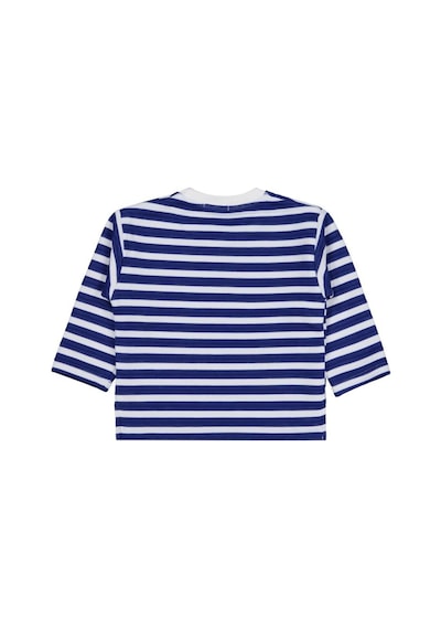Civil Boys Urban Art Baskılı Çizgili 2-5 Yaş Sweatshirt Saks Mavisi