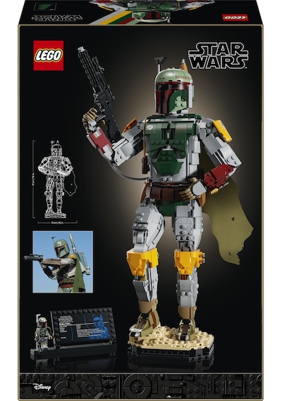 LEGO® Star Wars™ Boba Fett™ 75455 - Yetişkinler için Aslına Uygun Detaylar İçeren Dekoratif Model Yapım Seti (1544 Parça)