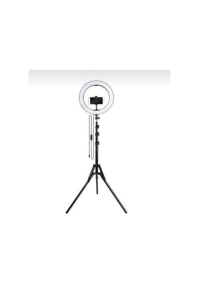 4dn Joytech Youtuber Led Tripod Işıklı Telefon Tutucu Makyaj Işığı Ring Light 10 Inç + 2.1 M Tripod