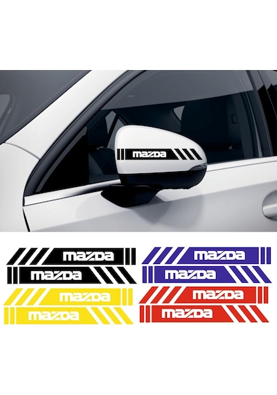 Mazda 626 Yan Dikiz Aynası Şerit Sticker Araca Özel