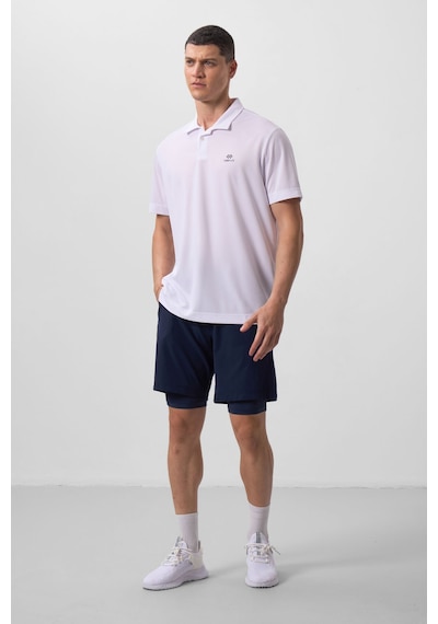 Tommy Life İndigo Polyester İnce Yumuşak Standart Fit Erkek Taytlı Şort - 81287 Indigo