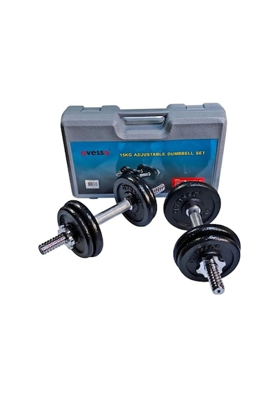 Voltrike Avs 15 Kg Siyah Dumbbell-dambıl Çanta Set