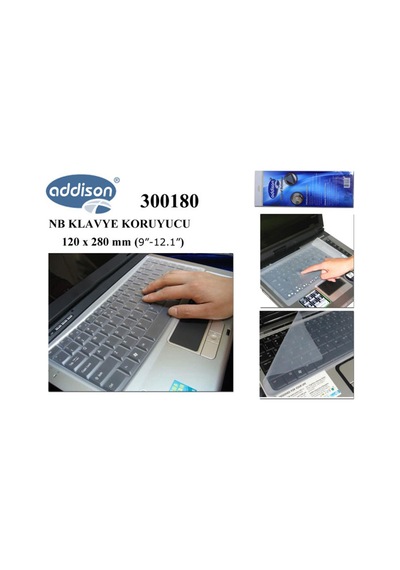 Addison 300180 9"-12.1" Notebook Klavye Koruyucu
