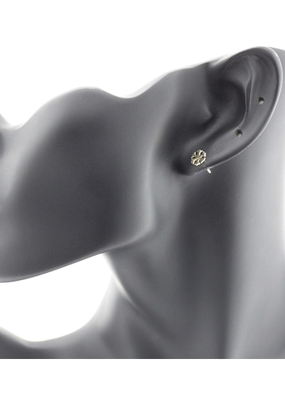 Altın Kar Tanesi Tragus Küpe Sarı Altın