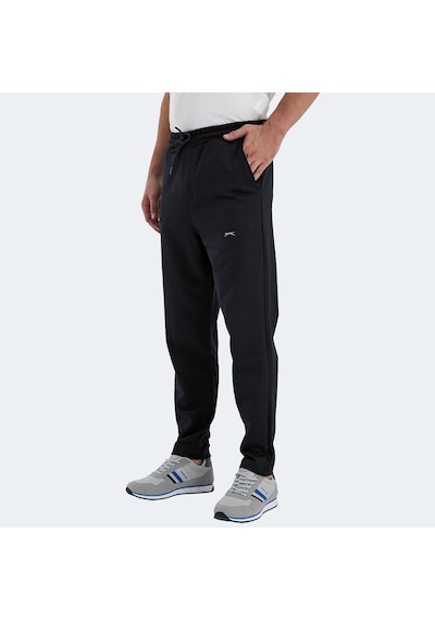 Slazenger KAYETAN Erkek Cepli Siyah Eşofman Altı