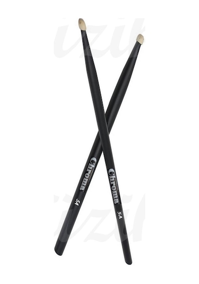 Chroma Baget Siyah - Davul - Bateri Bageti Drumsticks 5a Pürüzsüz Yüzey