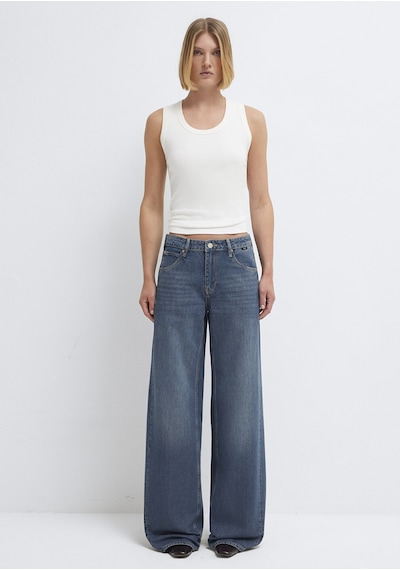 Mavi - Siena Iconic Puslu Koyu Mavi Jean Pantolon 1010763-a3778