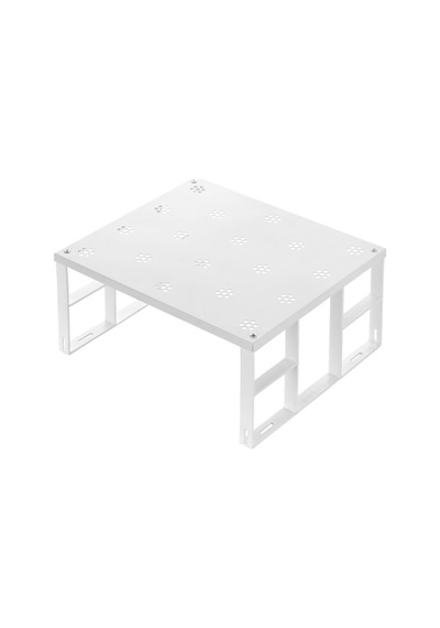 Dolap Içi Düzenleyici Raf Tabak Bardak Rafı Metal Raf Metal 20 X 30 Beyaz Diğer