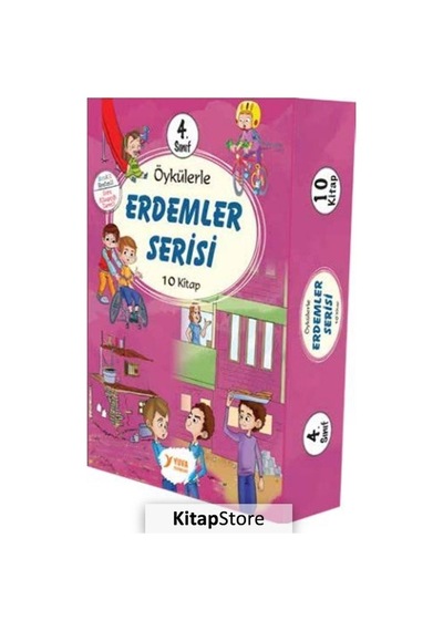 Kitapstore 4. Sınıf Öykülerle Erdemler Serisi (10 Kitaplık Set) / Ülkü Du.